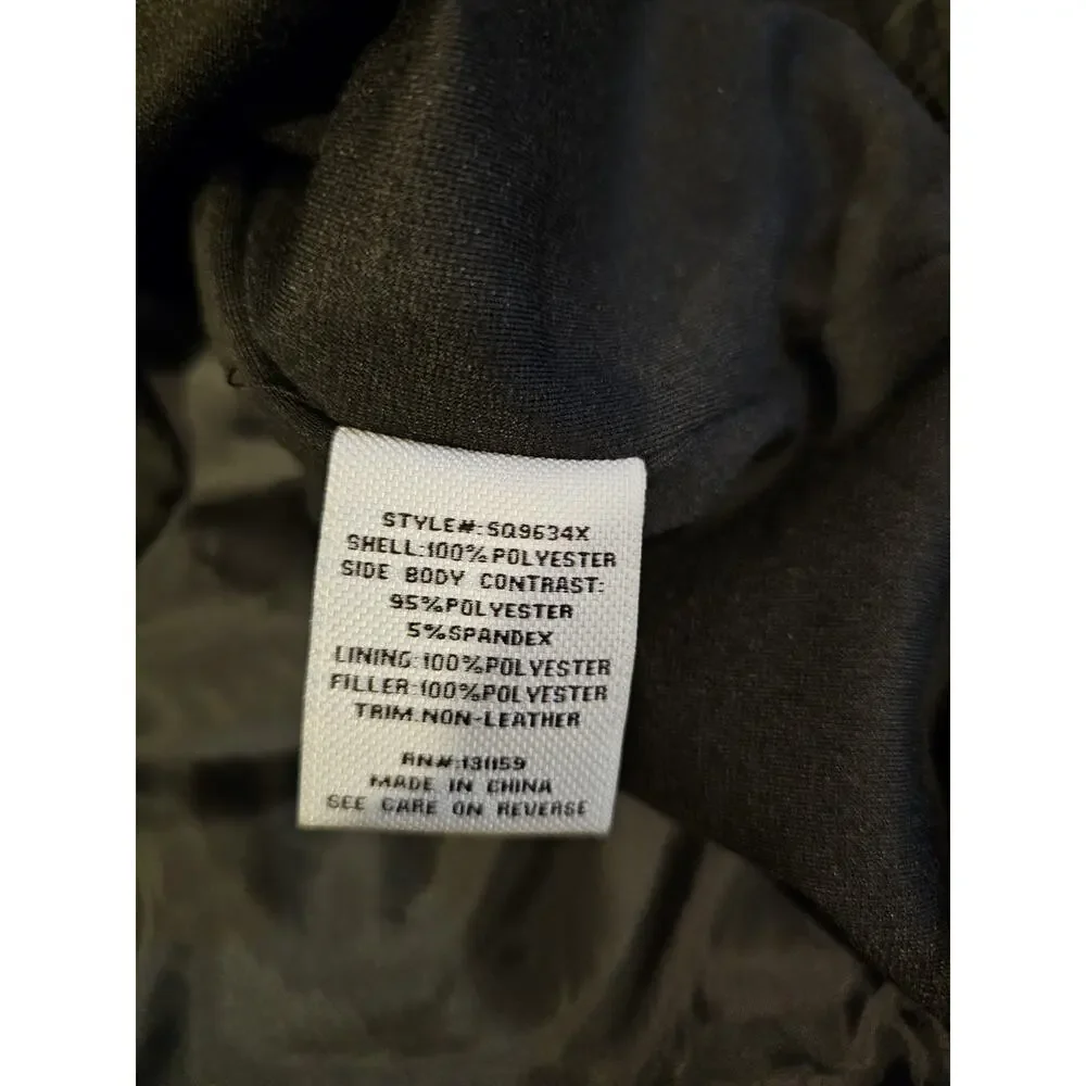 Sebby Collection Women's Black Quilted Vest Size 1X NWT - Picture 7 of 7